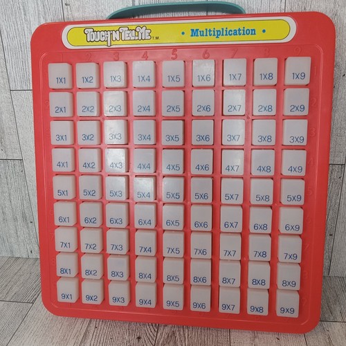 Touch N Tell Me Math Multiplication Vintage Homeschool Learning Tool Galoob