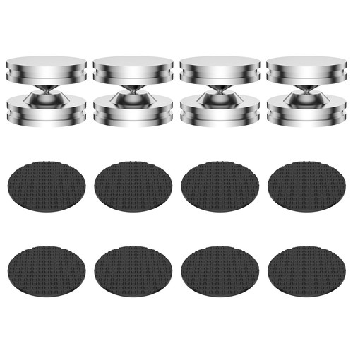 4 piezas Altavoz de audio Soporte Pies Acero Inoxidable Aislamiento de alta fidelidad Almohadilla base de picos - Imagen 8 de 12