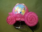 Disney Princess Carriage Coach Night Light Sparkly Pink Plastic Lights Up — photo 1