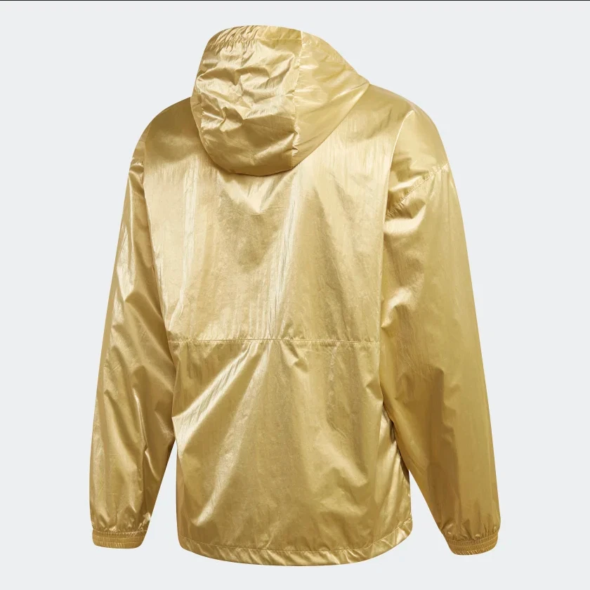 Adidas gold windbreaker sale