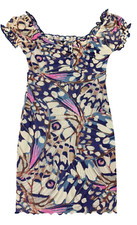 Forever21 Butterfly Mesh Midi Dress S Purple Y2K Whimsical Fairy Ditzy Romantic