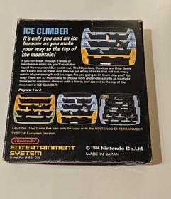 Ice Climber NES Spiel Bienengr&auml;ber mit Verpackung