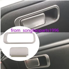 Silver Titanium Co-Pilot Storage Box Handle Cover Car For Kia Forte K3 2019-22