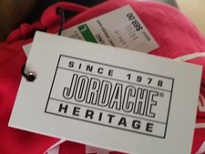 Jordache Heritage Sweatshirt Hoodie Red w/Tags Long Sleeve with Pocket