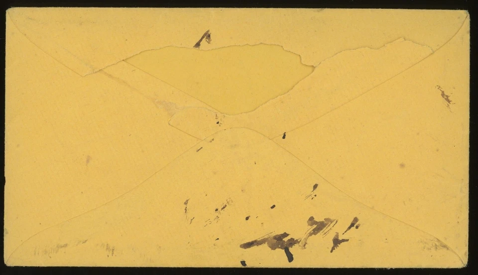 1861 Masonic Fancy Cancel Shoreham VT   (Cat #FR-M2c 16 ) - Image 4 of 4