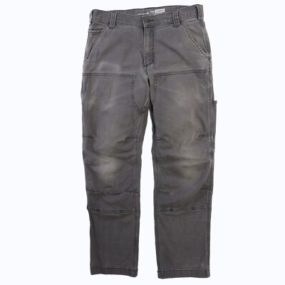 パンツ Carhartt Double Knee 32 X 30 Carhartt Carpenter Double Knee Work Pants Size 32 X 30 Gray | eBay