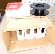 10x EMPTY Kingroon Black Filament Holder Spools Roll Spindle w/ Boxes