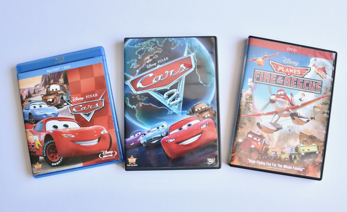 Cars DVD , Cars 2 (Blu-ray/DVD, 2011, 2-Disc Set) and Planes Cars DVD , Cars 2 (Blu-ray/DVD, 2011, 2-Disc Set) and Planes