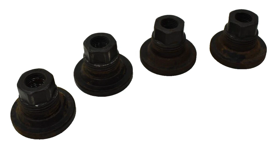 Chevrolet Silverado 3500HD 2007-2023 OEM Juego de 4 tuercas de rueda doble derecha o derecha Foto 3 de 4