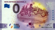 Zero Euro Note - 0 Euro - Portugal - Rota Estrada Nacional 2 2021-2 Annual