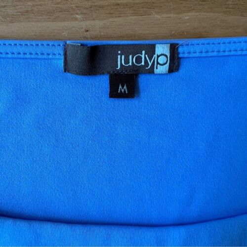 JUDY P SABRINA TOP CUELLO BARCO MANGAS 3/4 ELÁSTICO INFORMAL OFICINA CLÁSICO LT AZUL M - Imagen 10 de 12