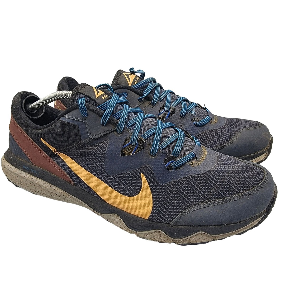 Nike Juniper Trail Mens Size 13 Blue Black Running Gym Shoes