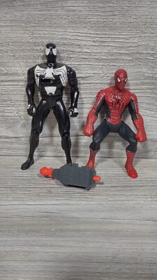 Marvel Toy Biz 1995 Symbiote Black Suit Spider-Man and 2000s