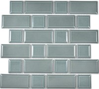 Keramikmosaik Petrol Fliesenspiegel Dusche KüChe Bad 26WM-0218 | 10 Mosaikmatten