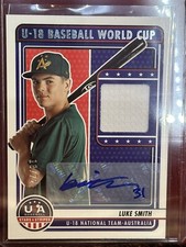 2023 Panini Stars and Stripes Luke Smith Auto Relic
