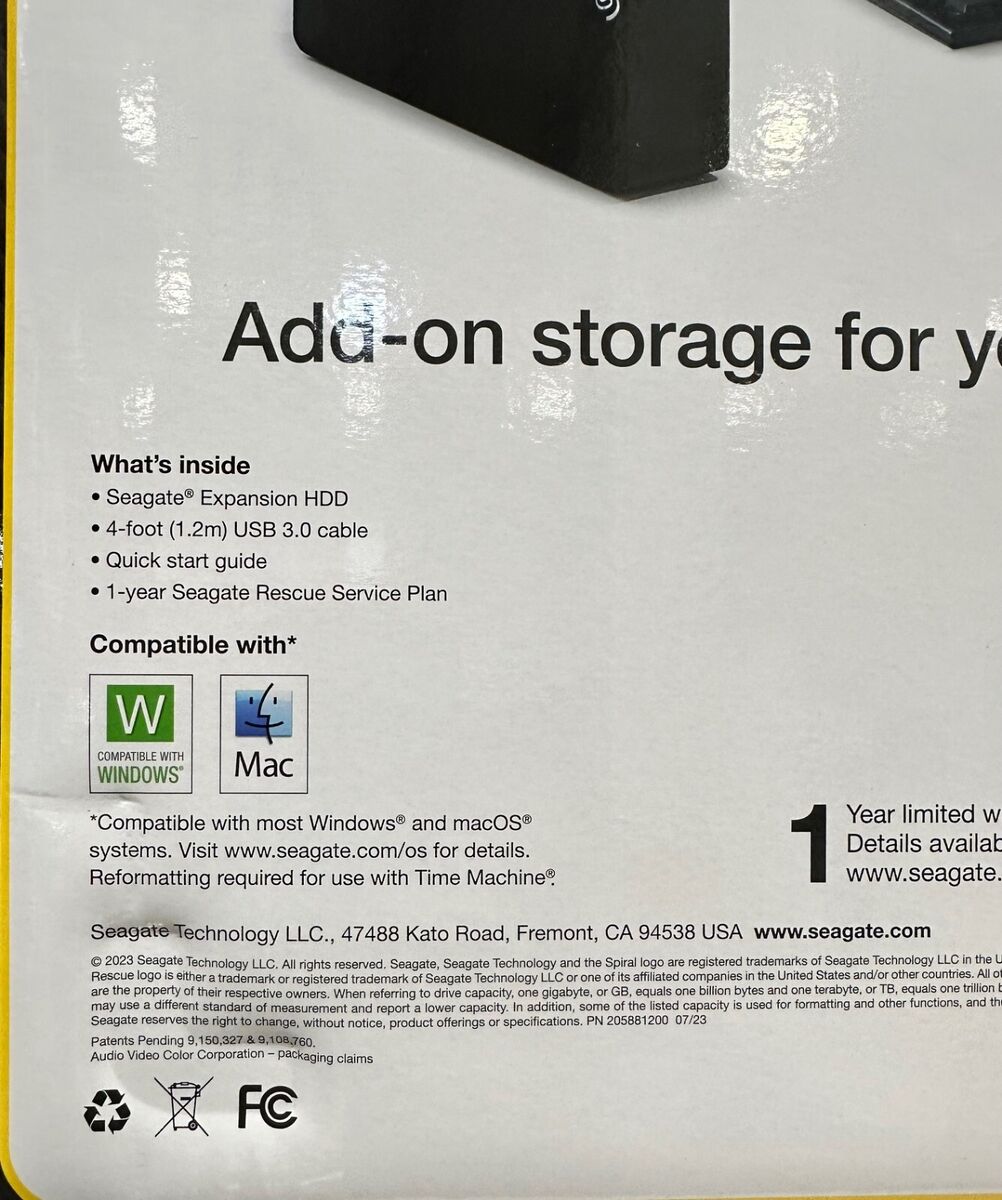 Seagate 14TB Expansion External HDD Desktop Hard Drive USB Seagate 14TB Expansion External HDD Desktop Hard Drive USB
