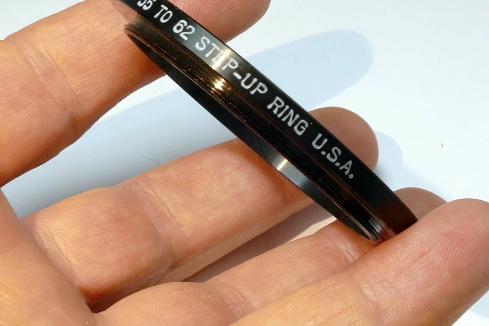 Tiffen 55mm to 62mm ring Metal adapter threaded step-up - Image 3 of 4