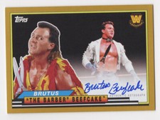 Brutus The Barber Beefcake 2018 Topps WWE Heritage Autograph Card Auto Gold /10