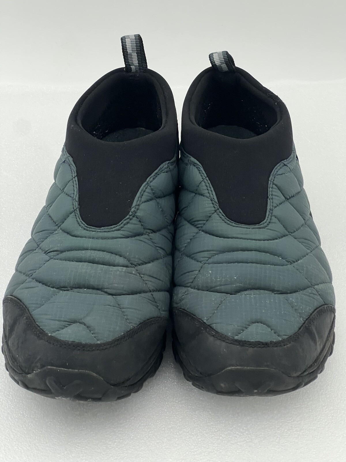 Merrell Scarpe Uomo 9 Alpine Moc Escursionismo Slip On Blu Teal Trapuntate Basse Comode