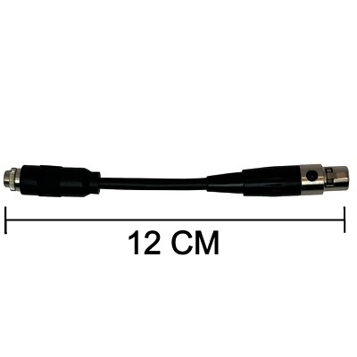 Lavalier Microphone Adapter for 3.5mm Jack Sennheiser To Shure 4