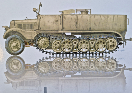 AFV Club 35S48 Zugkraftwagen 3t Sd.Kfz 11+leFH18 Value Pack Bausatz in OVP/2503