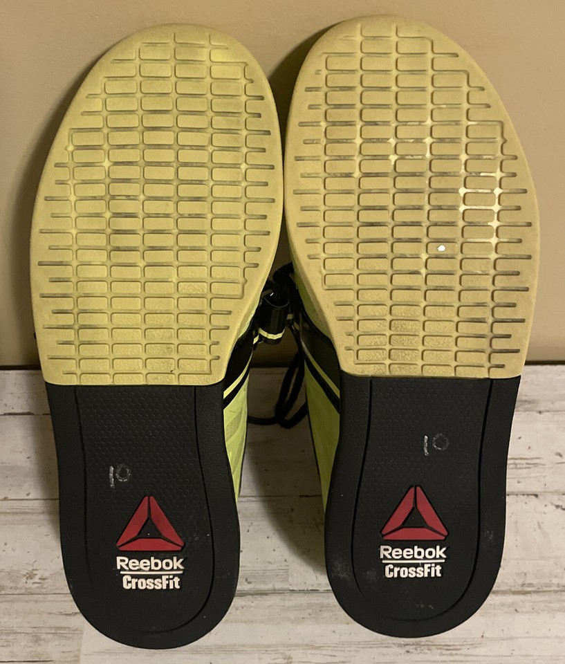 Reebok Crossfit Lifter Plus 2.0 CF74 Yellow Weightlifting Shoes Men's