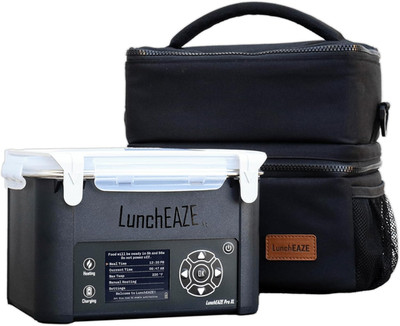XL Cordless Heated & Electric Lunch Box   Battery-Powered, 6-Cup Capacity, 220°F