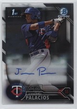 2016 Bowman Chrome Prospects Auto Jermaine Palacios #BCAP-JP Auto 3s6