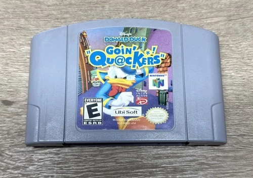 Disney's Donald Duck Goin' Quackers Nintendo 64 N64 Authentic