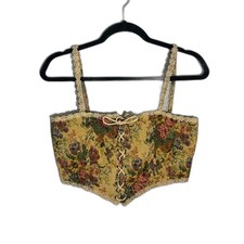 Vintage Corset Crop Top