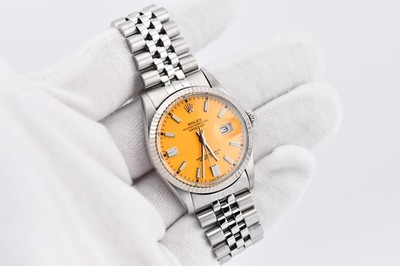 Rolex Datejust Ref.16014 Stainless Steel & White Gold 36mm Yellow
