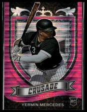 2021 Panini Chronicles #16 Yermin Mercedes Crusade Pink Pulsar