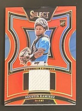 2025 Panini Select Selective Swatches Red 70/99 Agustin Ramirez RC #SS-AR