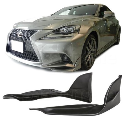 Front Bumper Lip Apron Splitter For 14-16 Lexus IS250 IS350 F-Sport Sedan 4dr