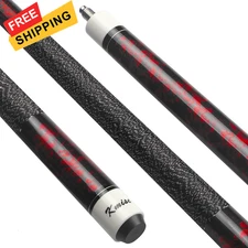 Kmise Pool Cue Stick - 58 Inch Cues Canadian 20oz, Red（1 piece） 