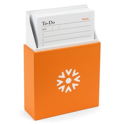 Notsu To Do List Grid Index Card Box 3x5 Set | 50 Task Planner Vertical Notec...