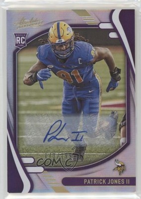 2021 Absolute Rookies Spectrum Signatures /199 Patrick Jones II Rookie Auto RC