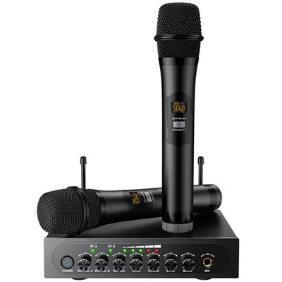 PROZOR UHF Drahtlose Mikrofonsysteme Unterstützung Bluetooth 4.2 Empfang 