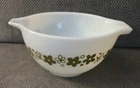 Vintage PYREX Cinderella Mixing Bowl 441 Green Crazy Daisy Spring Blossom 1.5 lt