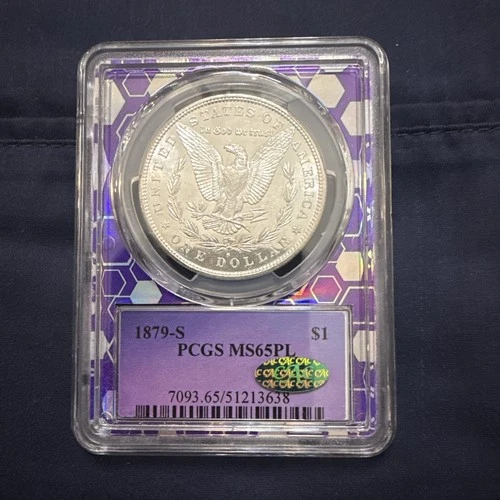 1879-S Morgan Silver Dollar - PCGS MS 65 PL - CAC -