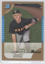 2005 Bowman Draft Gold James Boone #BDP51 0b5