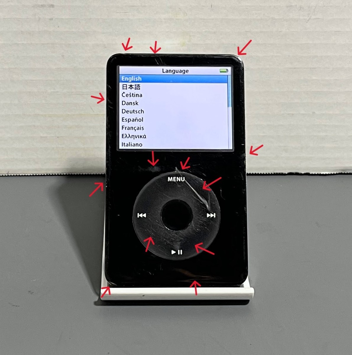 Apple A1136 MA450LL iPod 5th Gen Enhanced 80GB Storage Media