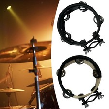Percussion Jingle Tambourine for Drum Set Handheld Tambourine