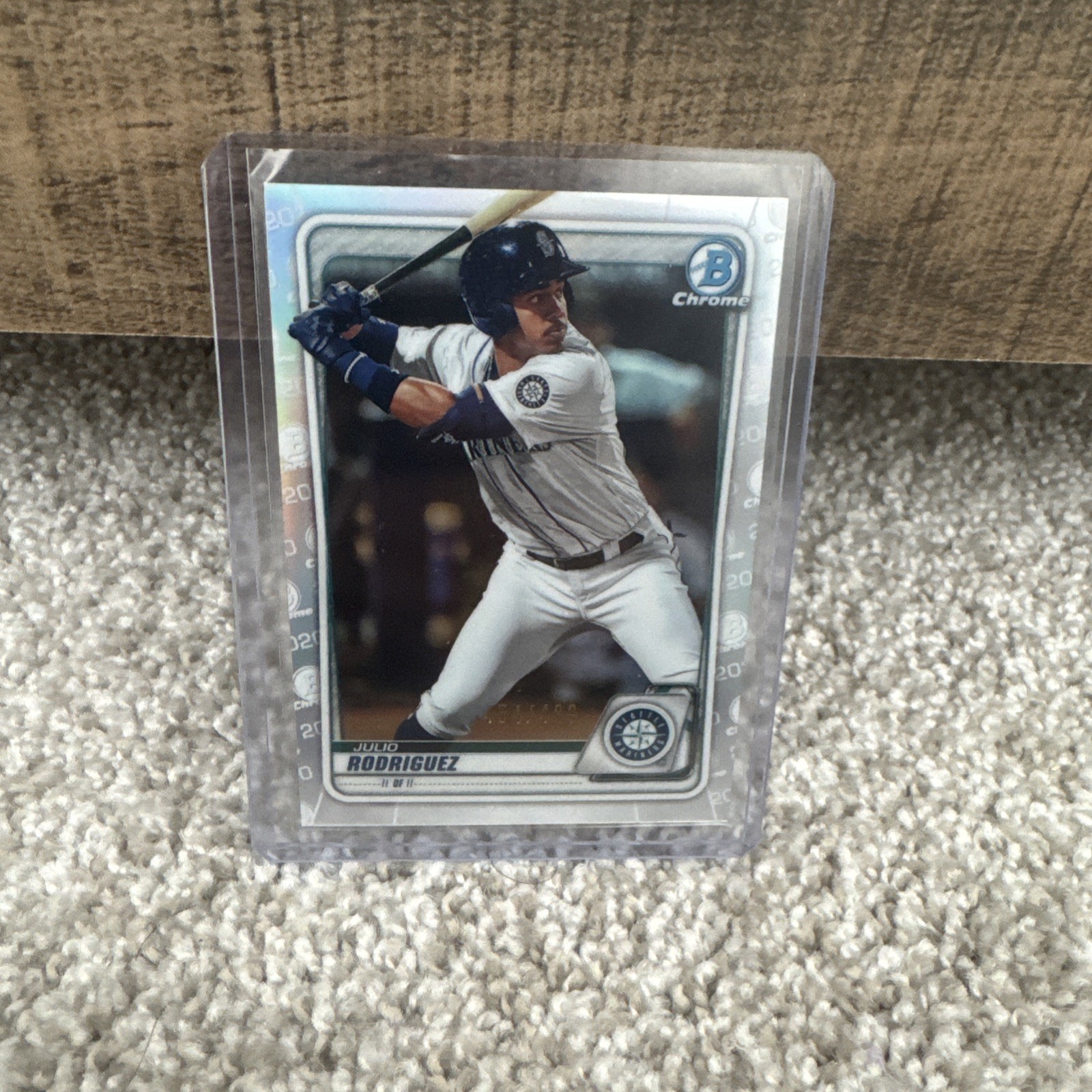 2020 Bowman - Chrome Prospects Julio Rodriguez #BCP-19 Refractor /499 (RC)