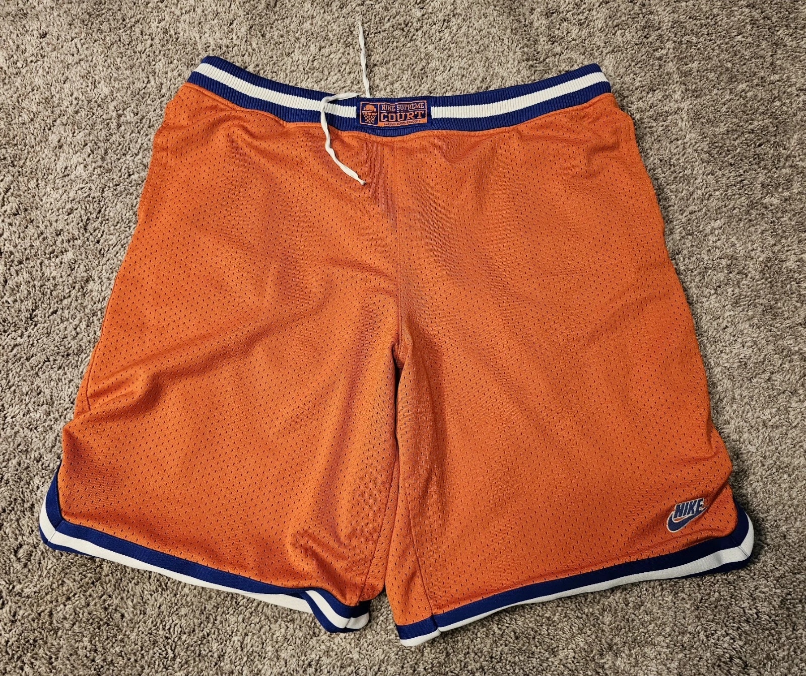 Short de basket Nike Supreme Court   Y2K vintage homme XXL   New York Knicks