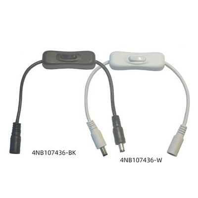 Female Male Power Cable 5.5x2.1mm/5.5x2.1mm Connectors for CCTV LED Strips Light