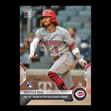Jonathan India - 2021 MLB Topps Now Card OS-36 Cincinnati Reds