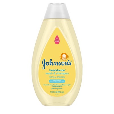 Johnson's Head-to-Toe Gentle Baby Body Wash & Shampoo, Tear-Free,...