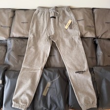 Fear of God Essentials Sweatpants SS22 Dark Oatmeal Gray 100 Authentic XXS-XXL