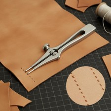 Adjustable Pricking Iron Ergonomic Design Adjustable Spacing Leather